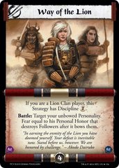 Way of the Lion FOIL